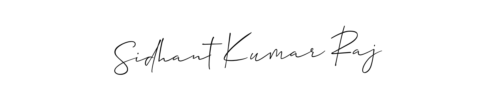 You can use this online signature creator to create a handwritten signature for the name Sidhant Kumar Raj. This is the best online autograph maker. Sidhant Kumar Raj signature style 2 images and pictures png