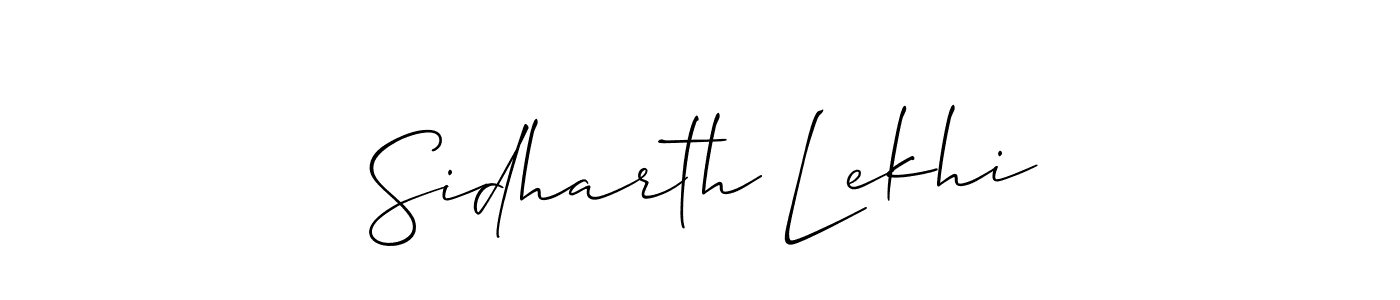 You can use this online signature creator to create a handwritten signature for the name Sidharth Lekhi. This is the best online autograph maker. Sidharth Lekhi signature style 2 images and pictures png