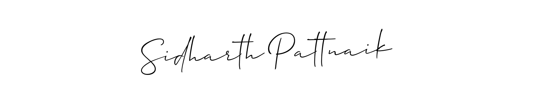 How to make Sidharth Pattnaik name signature. Use Allison_Script style for creating short signs online. This is the latest handwritten sign. Sidharth Pattnaik signature style 2 images and pictures png