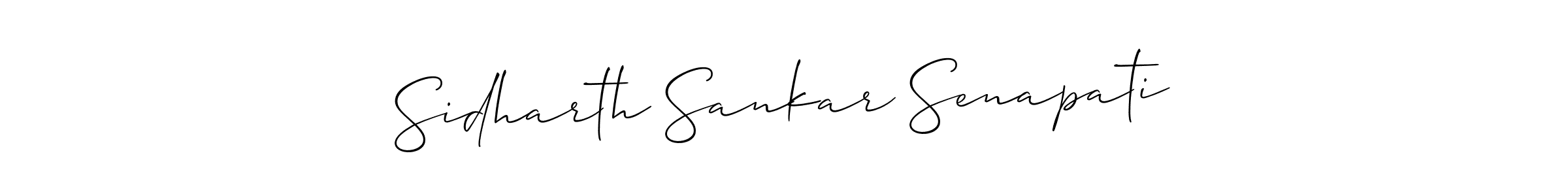 Create a beautiful signature design for name Sidharth Sankar Senapati. With this signature (Allison_Script) fonts, you can make a handwritten signature for free. Sidharth Sankar Senapati signature style 2 images and pictures png