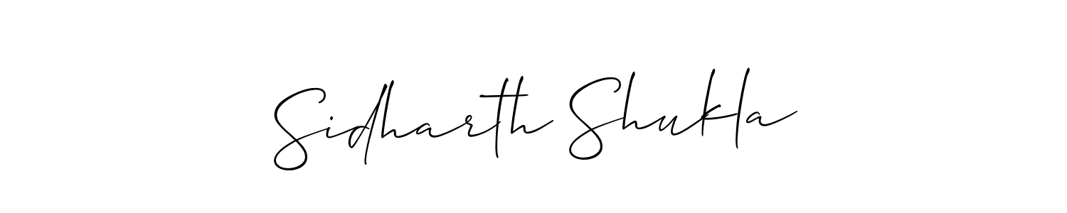 Design your own signature with our free online signature maker. With this signature software, you can create a handwritten (Allison_Script) signature for name Sidharth Shukla. Sidharth Shukla signature style 2 images and pictures png