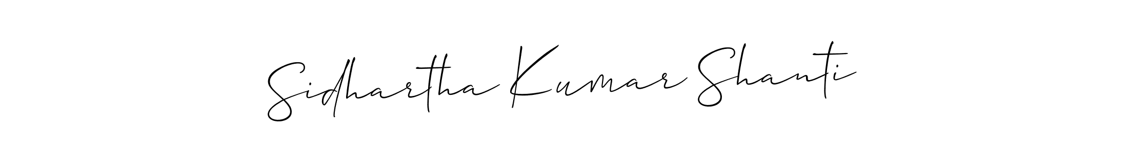 Make a beautiful signature design for name Sidhartha Kumar Shanti. Use this online signature maker to create a handwritten signature for free. Sidhartha Kumar Shanti signature style 2 images and pictures png