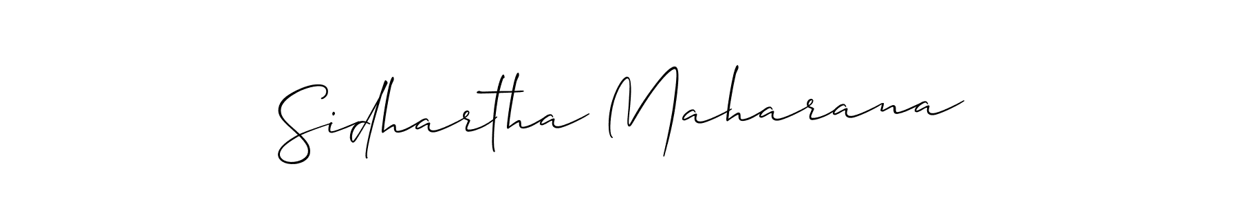 Make a short Sidhartha Maharana signature style. Manage your documents anywhere anytime using Allison_Script. Create and add eSignatures, submit forms, share and send files easily. Sidhartha Maharana signature style 2 images and pictures png