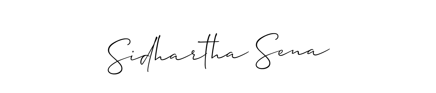 Best and Professional Signature Style for Sidhartha Sena. Allison_Script Best Signature Style Collection. Sidhartha Sena signature style 2 images and pictures png