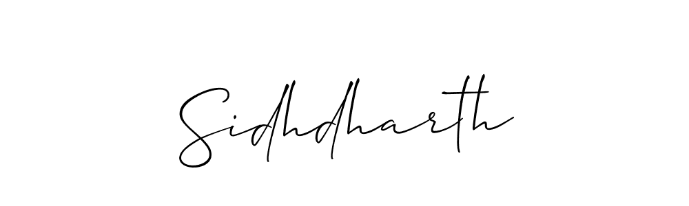 How to make Sidhdharth signature? Allison_Script is a professional autograph style. Create handwritten signature for Sidhdharth name. Sidhdharth signature style 2 images and pictures png