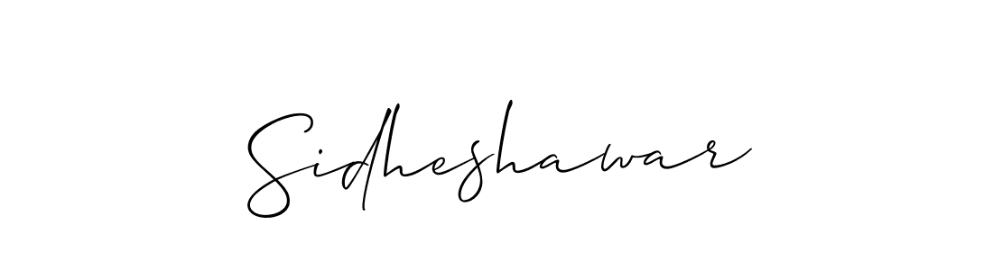 Make a beautiful signature design for name Sidheshawar. Use this online signature maker to create a handwritten signature for free. Sidheshawar signature style 2 images and pictures png