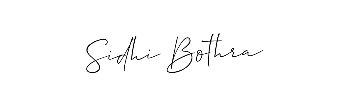 How to Draw Sidhi Bothra signature style? Allison_Script is a latest design signature styles for name Sidhi Bothra. Sidhi Bothra signature style 2 images and pictures png