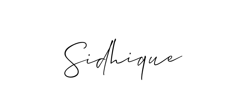 Make a short Sidhique signature style. Manage your documents anywhere anytime using Allison_Script. Create and add eSignatures, submit forms, share and send files easily. Sidhique signature style 2 images and pictures png