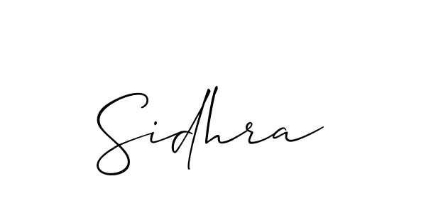 Similarly Allison_Script is the best handwritten signature design. Signature creator online .You can use it as an online autograph creator for name Sidhra. Sidhra signature style 2 images and pictures png