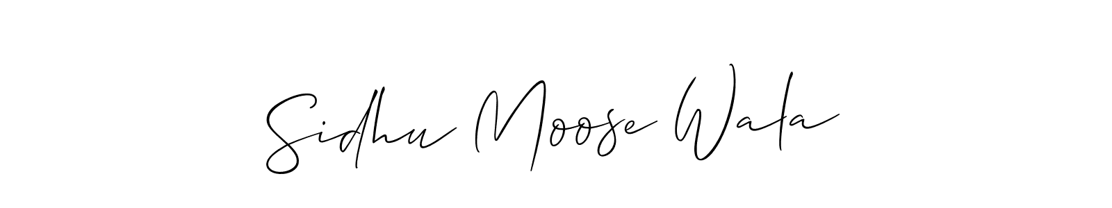 Sidhu Moose Wala stylish signature style. Best Handwritten Sign (Allison_Script) for my name. Handwritten Signature Collection Ideas for my name Sidhu Moose Wala. Sidhu Moose Wala signature style 2 images and pictures png