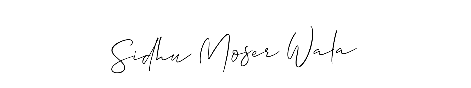 How to make Sidhu Moser Wala signature? Allison_Script is a professional autograph style. Create handwritten signature for Sidhu Moser Wala name. Sidhu Moser Wala signature style 2 images and pictures png