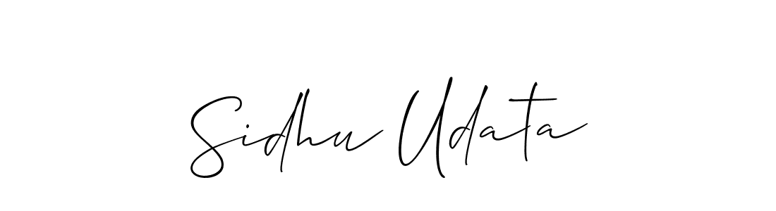 This is the best signature style for the Sidhu Udata name. Also you like these signature font (Allison_Script). Mix name signature. Sidhu Udata signature style 2 images and pictures png