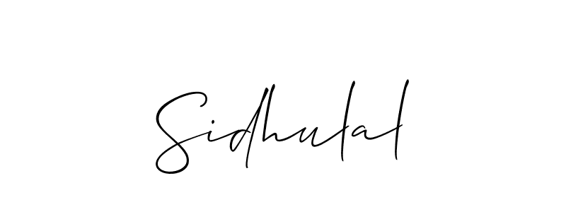 Make a short Sidhulal signature style. Manage your documents anywhere anytime using Allison_Script. Create and add eSignatures, submit forms, share and send files easily. Sidhulal signature style 2 images and pictures png