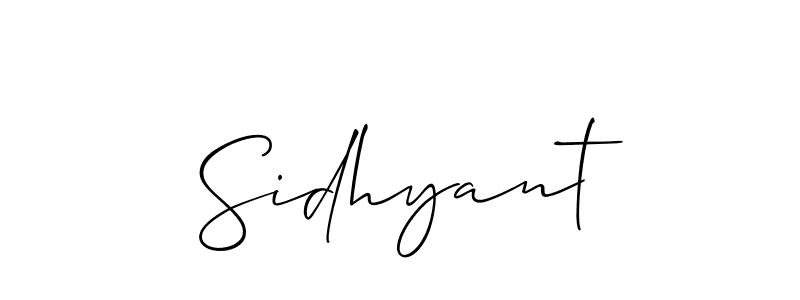 Once you've used our free online signature maker to create your best signature Allison_Script style, it's time to enjoy all of the benefits that Sidhyant name signing documents. Sidhyant signature style 2 images and pictures png