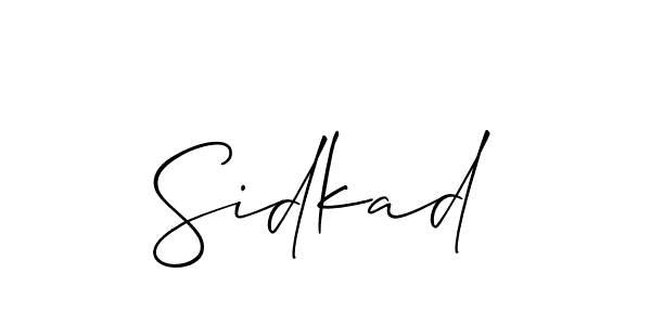 Check out images of Autograph of Sidkad name. Actor Sidkad Signature Style. Allison_Script is a professional sign style online. Sidkad signature style 2 images and pictures png