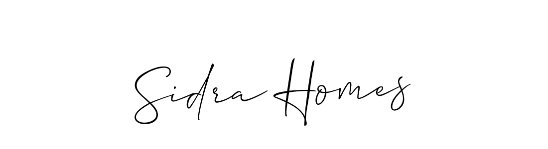 Best and Professional Signature Style for Sidra Homes. Allison_Script Best Signature Style Collection. Sidra Homes signature style 2 images and pictures png