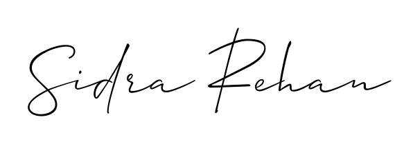 Try this chic Sidra Rehan handwritten sign style. Using Allison_Script font elements, it gives your name a sleek, memorable identity. Sidra Rehan signature style 2 images and pictures png