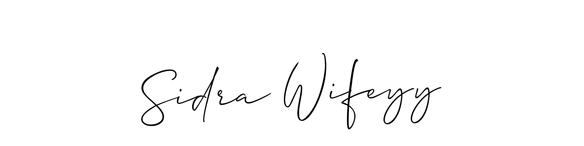 Best and Professional Signature Style for Sidra Wifeyy. Allison_Script Best Signature Style Collection. Sidra Wifeyy signature style 2 images and pictures png