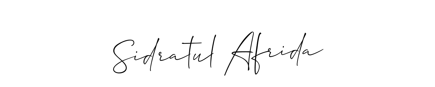 Sidratul Afrida stylish signature style. Best Handwritten Sign (Allison_Script) for my name. Handwritten Signature Collection Ideas for my name Sidratul Afrida. Sidratul Afrida signature style 2 images and pictures png