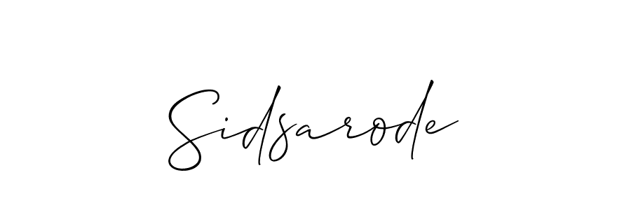 if you are searching for the best signature style for your name Sidsarode. so please give up your signature search. here we have designed multiple signature styles  using Allison_Script. Sidsarode signature style 2 images and pictures png