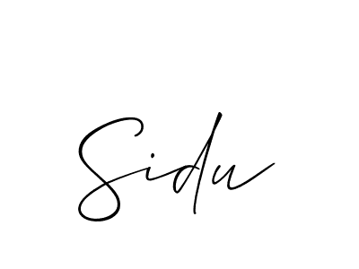 Make a short Sidu signature style. Manage your documents anywhere anytime using Allison_Script. Create and add eSignatures, submit forms, share and send files easily. Sidu signature style 2 images and pictures png