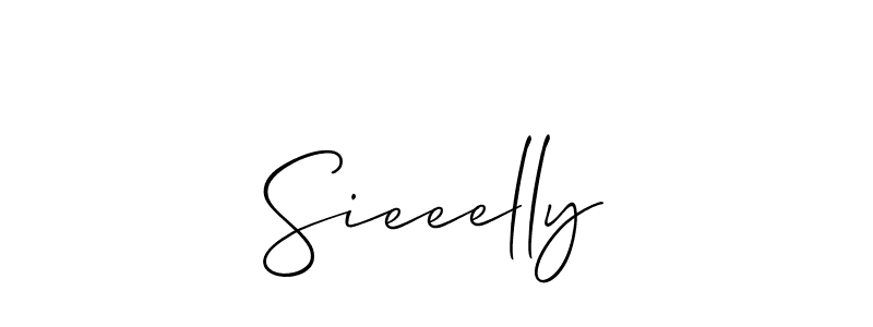 This is the best signature style for the Sieeelly name. Also you like these signature font (Allison_Script). Mix name signature. Sieeelly signature style 2 images and pictures png