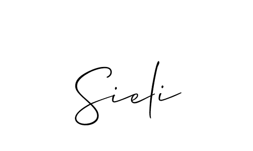 Make a beautiful signature design for name Sieli. Use this online signature maker to create a handwritten signature for free. Sieli signature style 2 images and pictures png