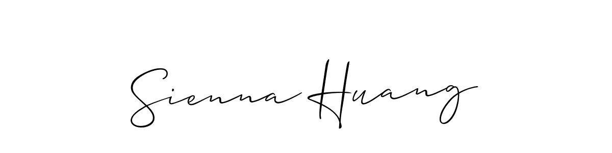 Also You can easily find your signature by using the search form. We will create Sienna Huang name handwritten signature images for you free of cost using Allison_Script sign style. Sienna Huang signature style 2 images and pictures png