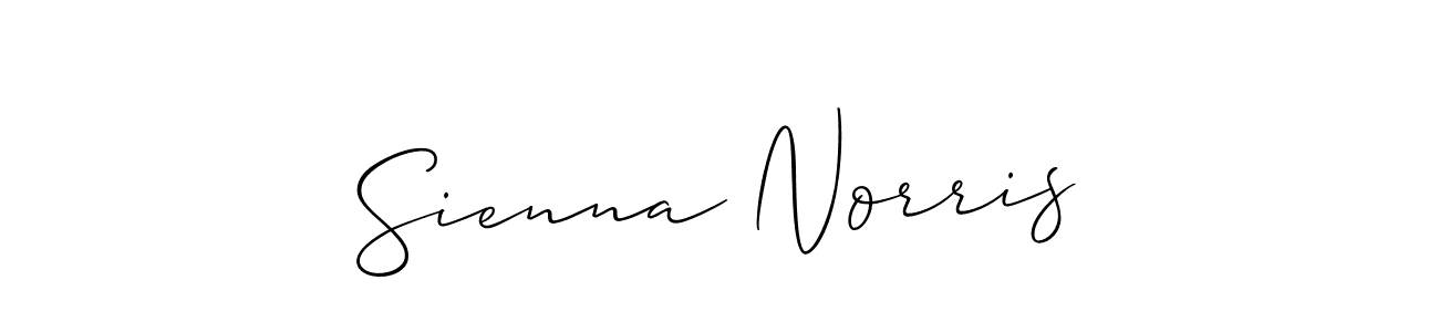 Check out images of Autograph of Sienna Norris name. Actor Sienna Norris Signature Style. Allison_Script is a professional sign style online. Sienna Norris signature style 2 images and pictures png