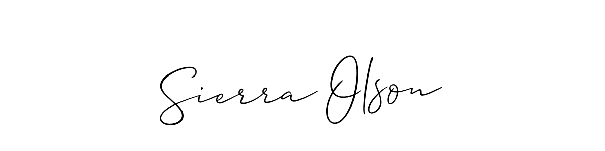 Make a beautiful signature design for name Sierra Olson. Use this online signature maker to create a handwritten signature for free. Sierra Olson signature style 2 images and pictures png