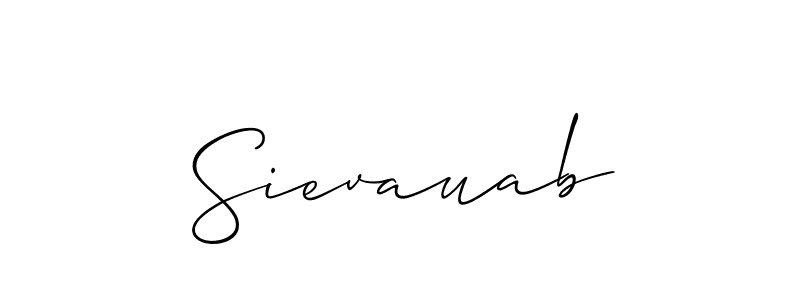 Make a short Sievauab signature style. Manage your documents anywhere anytime using Allison_Script. Create and add eSignatures, submit forms, share and send files easily. Sievauab signature style 2 images and pictures png