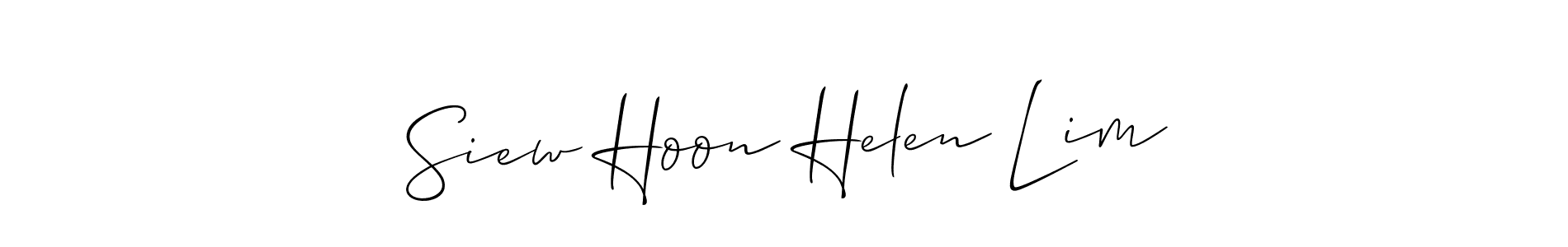Best and Professional Signature Style for Siew Hoon Helen Lim. Allison_Script Best Signature Style Collection. Siew Hoon Helen Lim signature style 2 images and pictures png