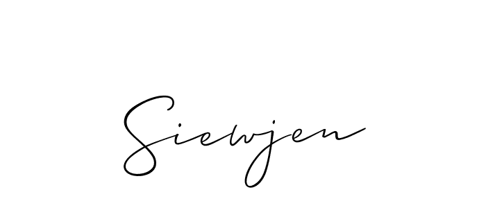 You can use this online signature creator to create a handwritten signature for the name Siewjen. This is the best online autograph maker. Siewjen signature style 2 images and pictures png