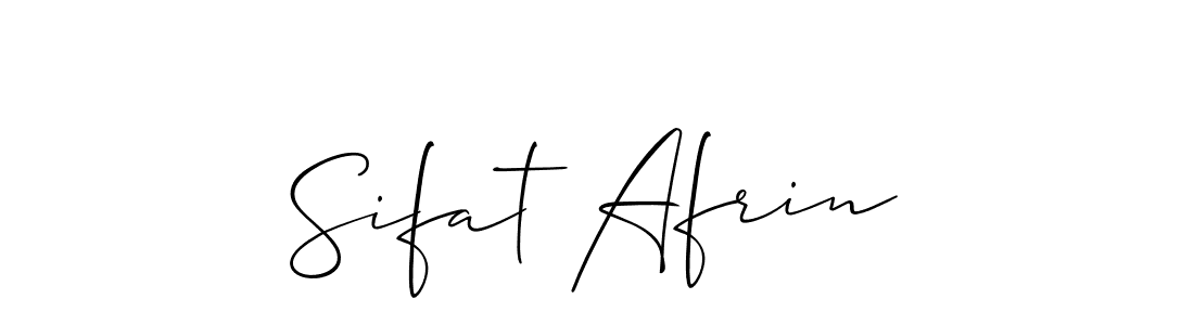 Make a short Sifat Afrin signature style. Manage your documents anywhere anytime using Allison_Script. Create and add eSignatures, submit forms, share and send files easily. Sifat Afrin signature style 2 images and pictures png
