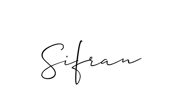 This is the best signature style for the Sifran name. Also you like these signature font (Allison_Script). Mix name signature. Sifran signature style 2 images and pictures png