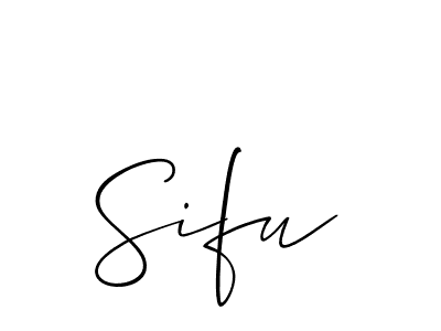 How to Draw Sifu signature style? Allison_Script is a latest design signature styles for name Sifu. Sifu signature style 2 images and pictures png