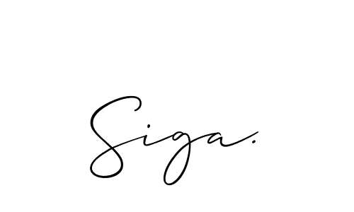 Best and Professional Signature Style for Siga.. Allison_Script Best Signature Style Collection. Siga. signature style 2 images and pictures png