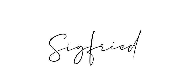 Make a short Sigfried signature style. Manage your documents anywhere anytime using Allison_Script. Create and add eSignatures, submit forms, share and send files easily. Sigfried signature style 2 images and pictures png