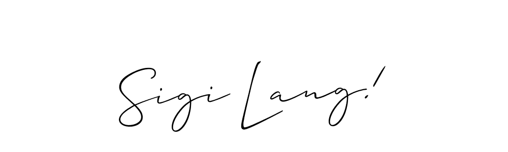 Here are the top 10 professional signature styles for the name Sigi Lang!. These are the best autograph styles you can use for your name. Sigi Lang! signature style 2 images and pictures png