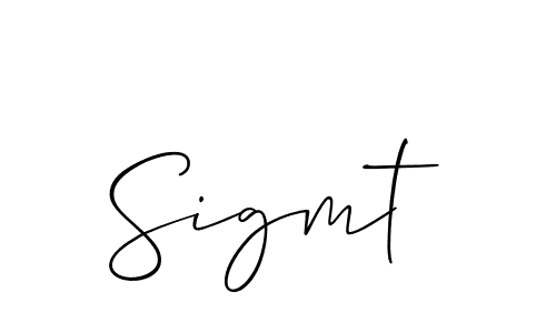 You should practise on your own different ways (Allison_Script) to write your name (Sigmt) in signature. don't let someone else do it for you. Sigmt signature style 2 images and pictures png