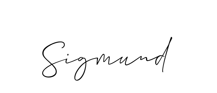 Also we have Sigmund name is the best signature style. Create professional handwritten signature collection using Allison_Script autograph style. Sigmund signature style 2 images and pictures png