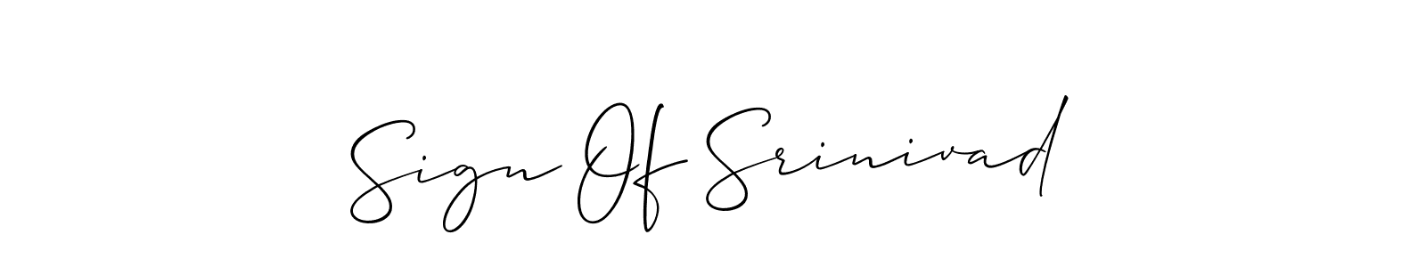 Once you've used our free online signature maker to create your best signature Allison_Script style, it's time to enjoy all of the benefits that Sign Of Srinivad name signing documents. Sign Of Srinivad signature style 2 images and pictures png