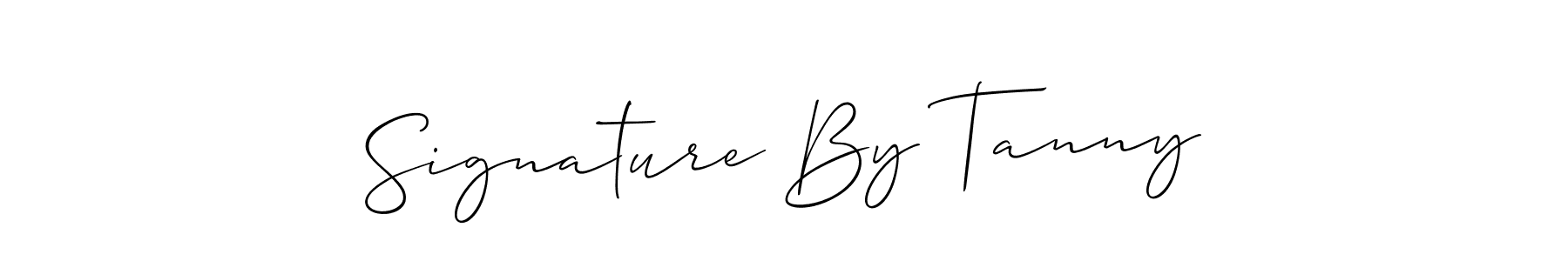 This is the best signature style for the Signature By Tanny name. Also you like these signature font (Allison_Script). Mix name signature. Signature By Tanny signature style 2 images and pictures png