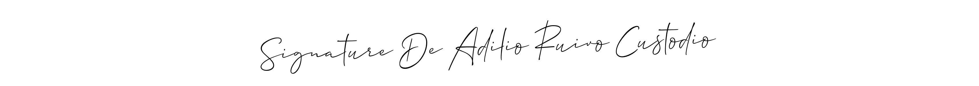 Best and Professional Signature Style for Signature De Adilio Ruivo Custodio. Allison_Script Best Signature Style Collection. Signature De Adilio Ruivo Custodio signature style 2 images and pictures png