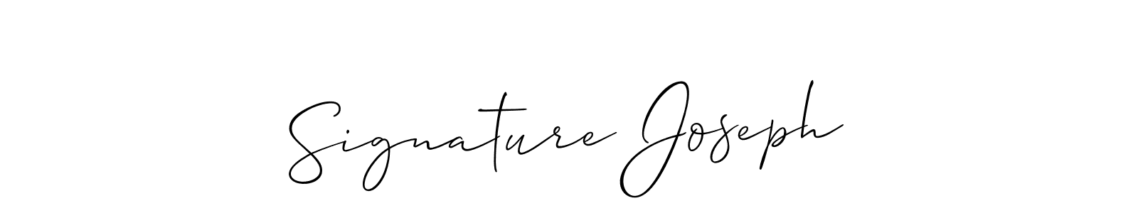 The best way (Allison_Script) to make a short signature is to pick only two or three words in your name. The name Signature Joseph include a total of six letters. For converting this name. Signature Joseph signature style 2 images and pictures png