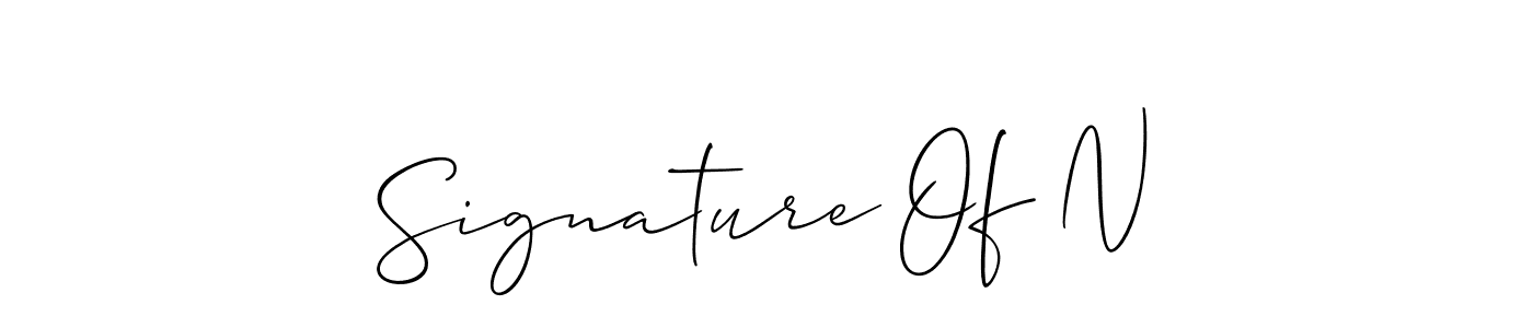 if you are searching for the best signature style for your name Signature Of N. so please give up your signature search. here we have designed multiple signature styles  using Allison_Script. Signature Of N signature style 2 images and pictures png