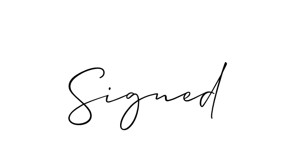 Once you've used our free online signature maker to create your best signature Allison_Script style, it's time to enjoy all of the benefits that Signed name signing documents. Signed signature style 2 images and pictures png