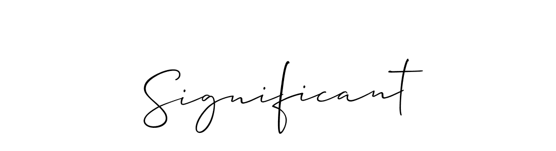 Make a short Significant signature style. Manage your documents anywhere anytime using Allison_Script. Create and add eSignatures, submit forms, share and send files easily. Significant signature style 2 images and pictures png