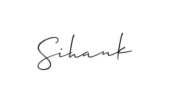 This is the best signature style for the Sihank name. Also you like these signature font (Allison_Script). Mix name signature. Sihank signature style 2 images and pictures png
