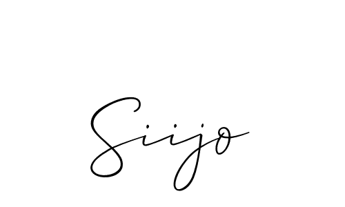 Best and Professional Signature Style for Siijo. Allison_Script Best Signature Style Collection. Siijo signature style 2 images and pictures png